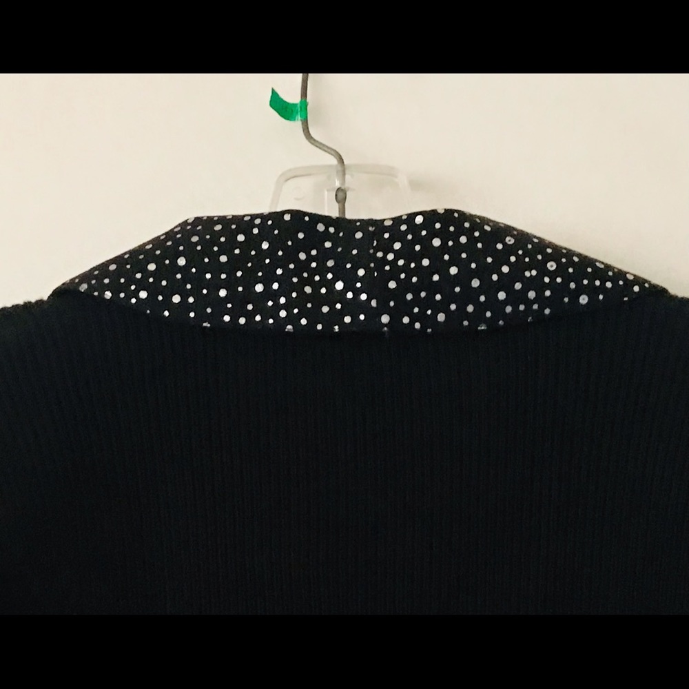 Vintage St John Knit Black Dress Sequins sz 6 USA Original Owner Holiday Dress - Picture 13 of 16